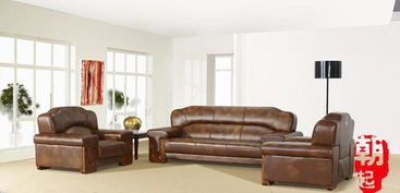 朝起 商業辦公家具 精品辦公沙發 優質皮藝沙發廠家直銷定制 391